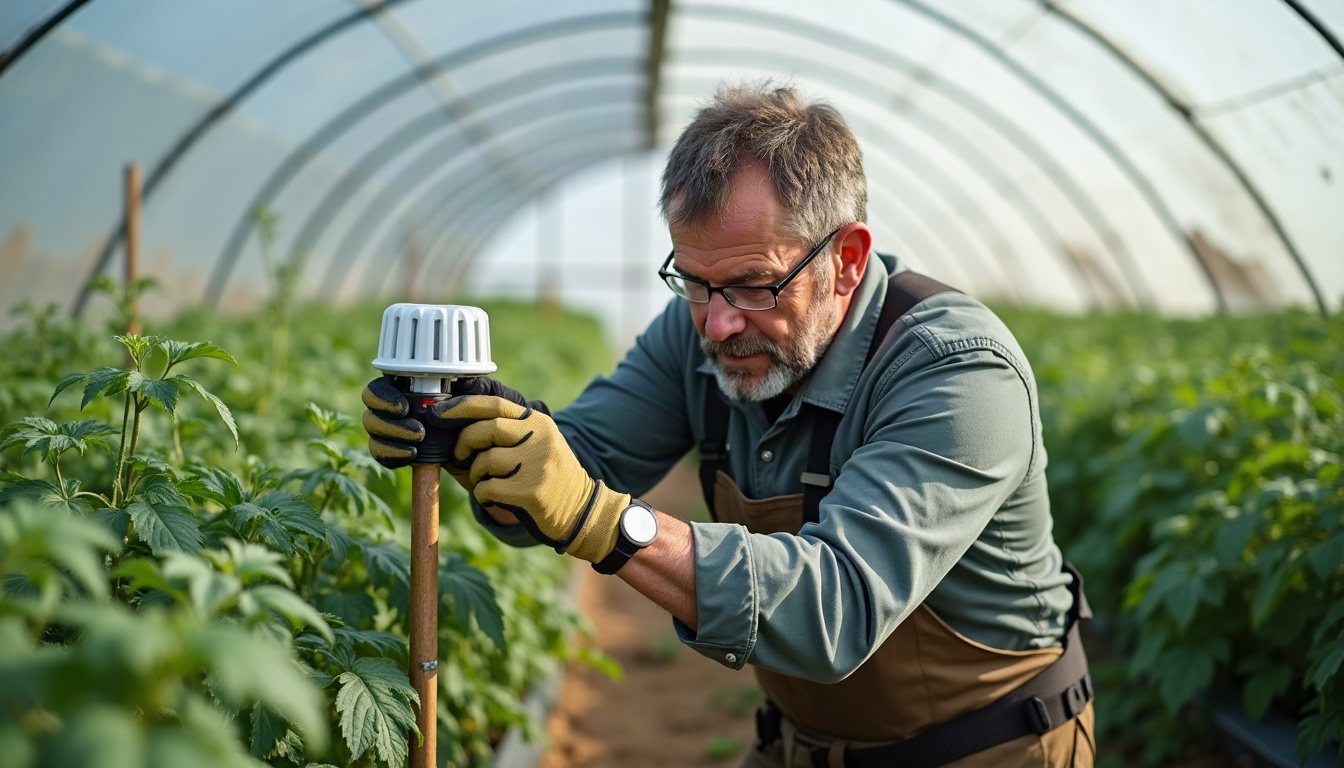 COAG Cádiz ensaya tecnología LED contra la Tuta absoluta en tomate