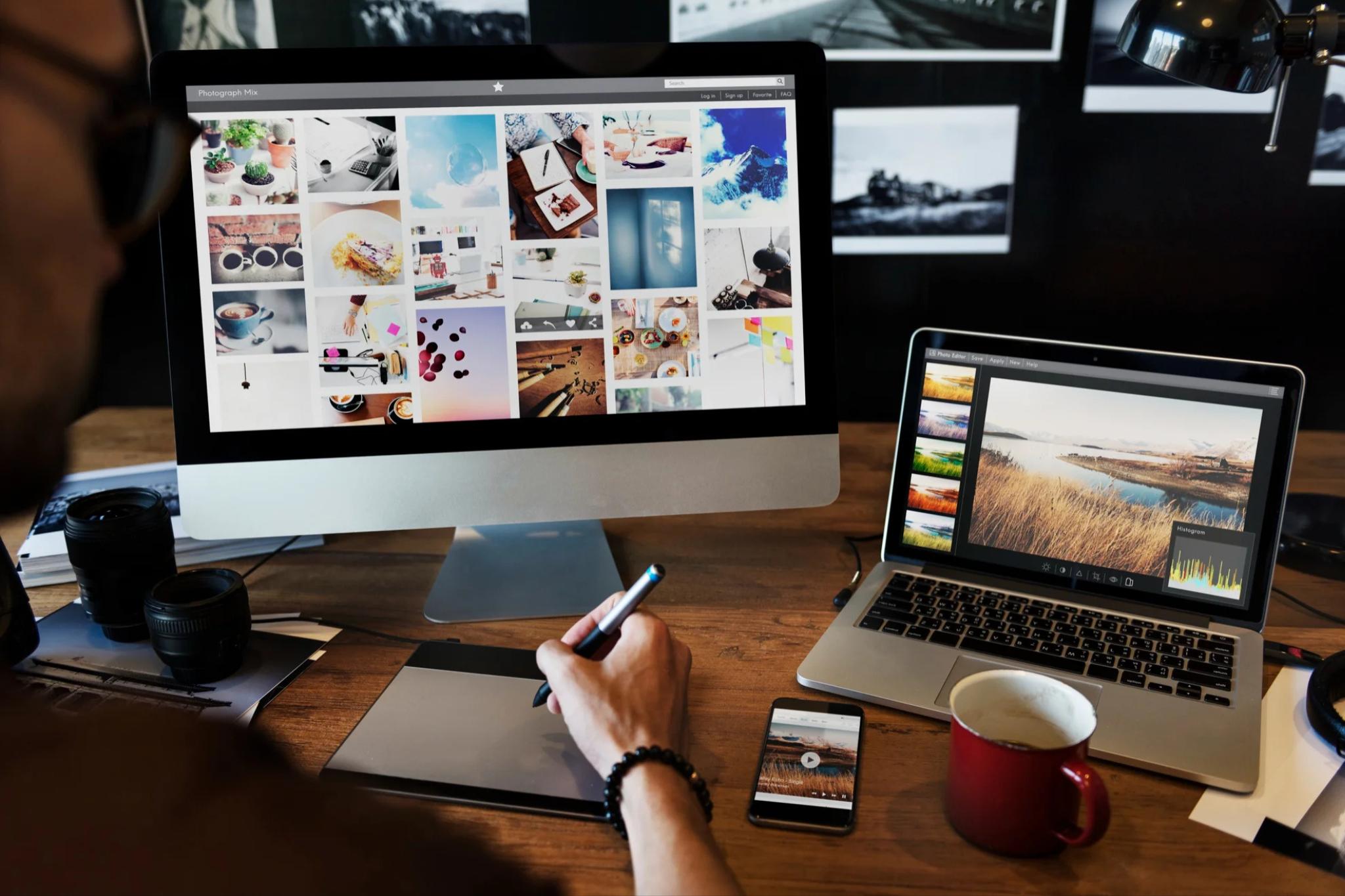 Obtención de imágenes para proyectos de diseño gráfico · curso bonificado