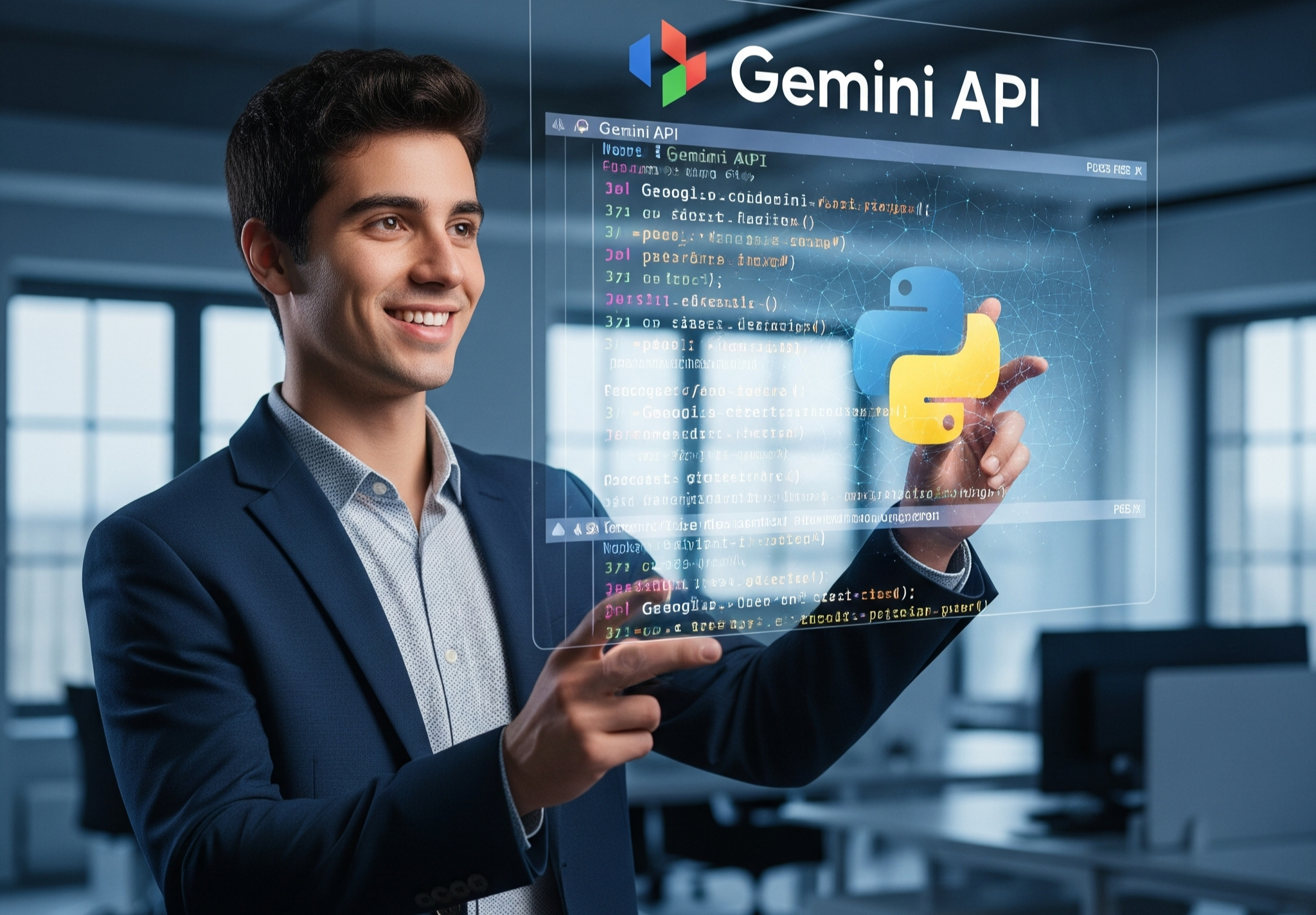 API Gemini de Google con Python · formación FUNDAE